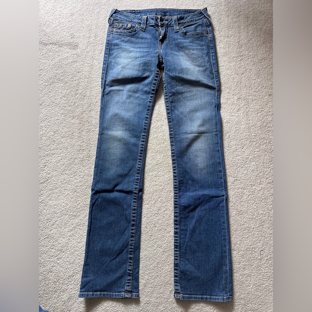 True Religion Women's Blue Bootcut Jeans